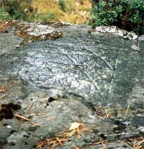 Карельское клеймо на камне в Лапинлахти (Куркиеки)