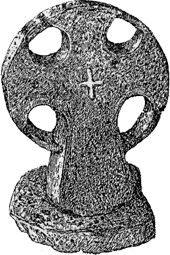 Новгородский каменный крест на о. Кильпола.